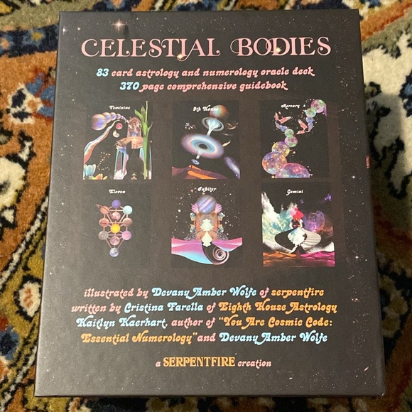 CELESTIAL BODIES ORACLE DECK w/ LEARNING TOOL + GUIDEBOOK (ALTAR SIZE) - Picture 12 of 16